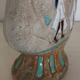 Vintage Egyptian Patterned Pitcher Vase