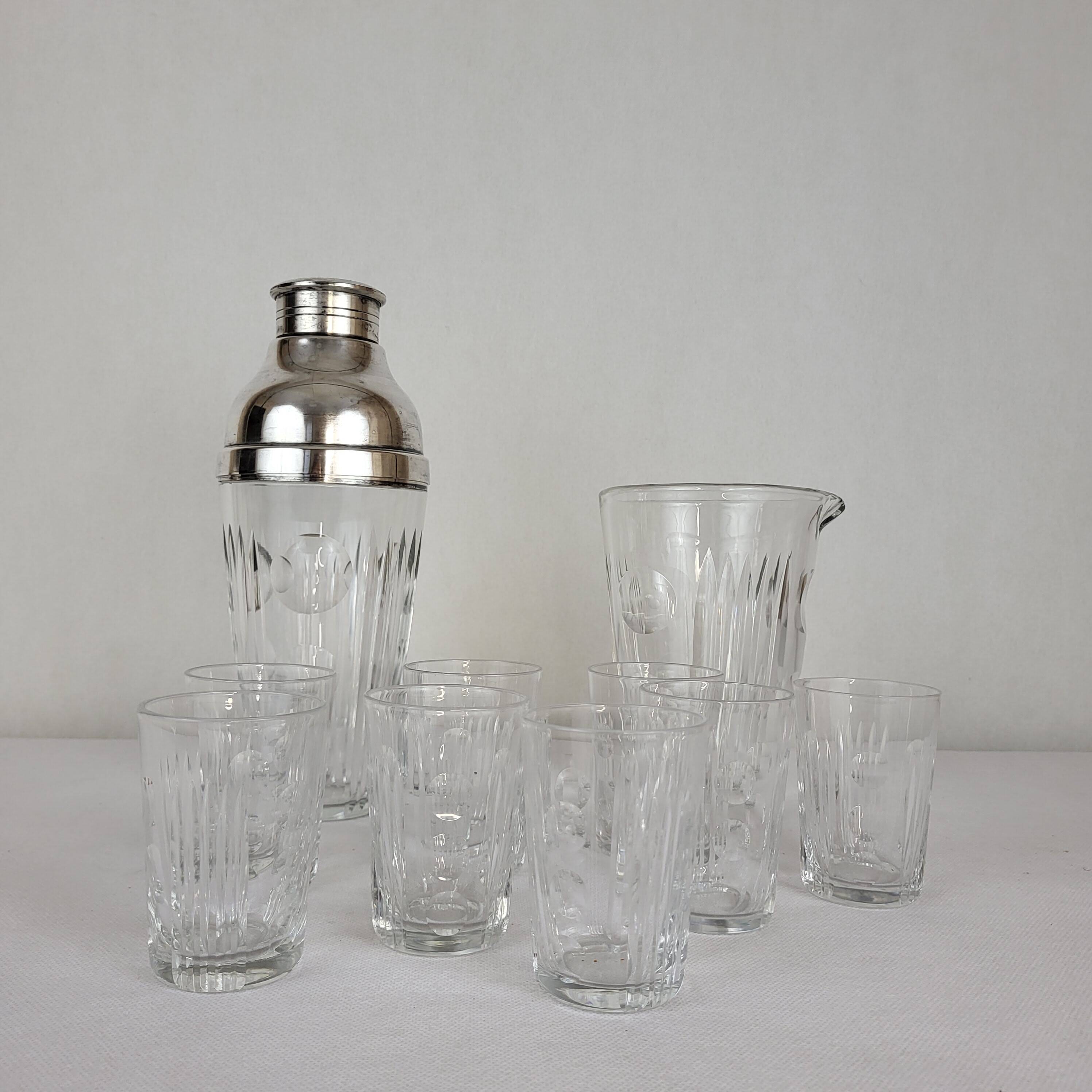 Sèvres Crystal Cocktail Service