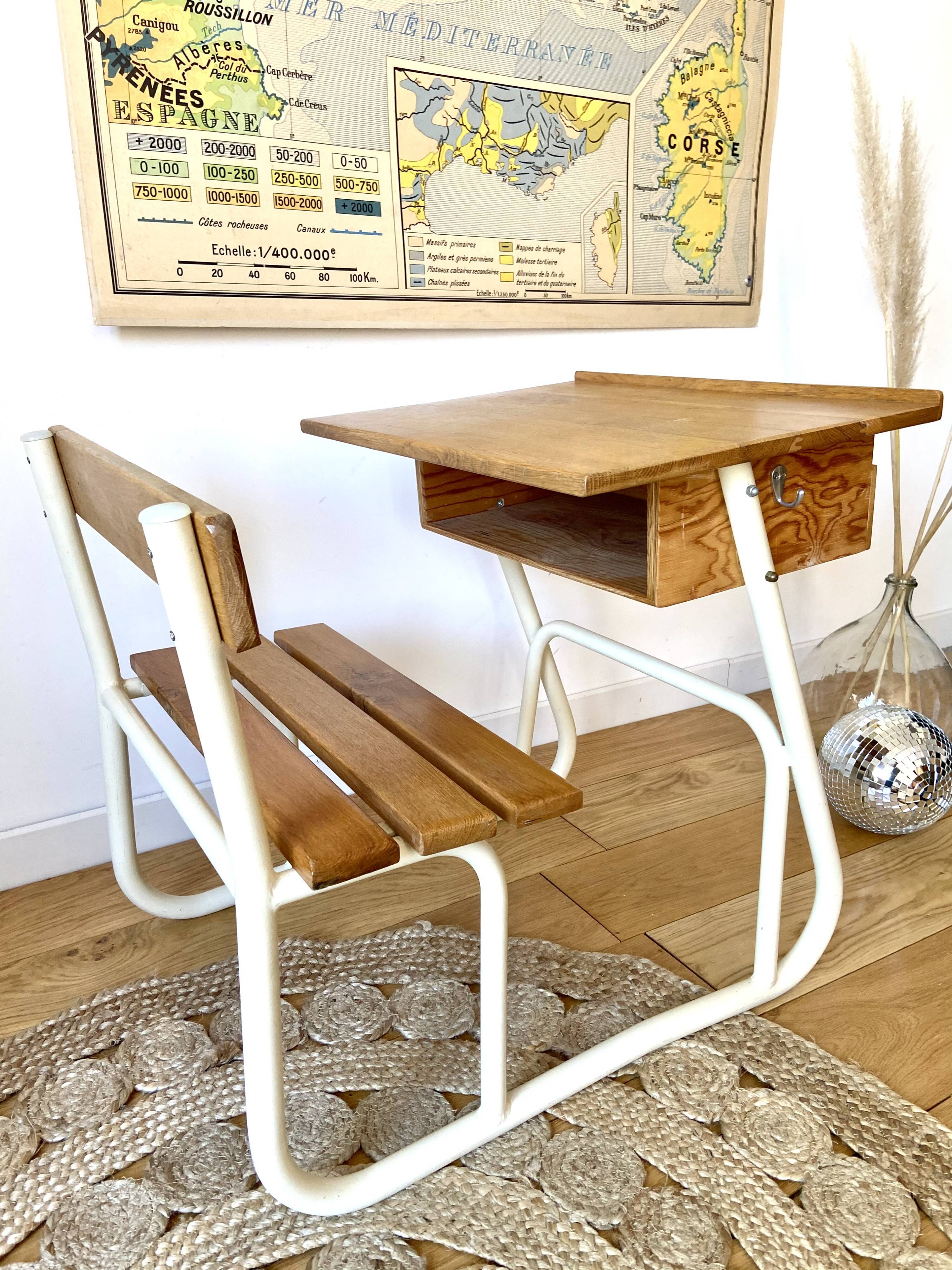 Bureau enfant tubulaire