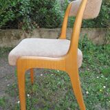 Series of 4 scandinavian chairs