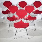 Herman Miller Table 6x Charles Eames DKR Chairs Set 1960s