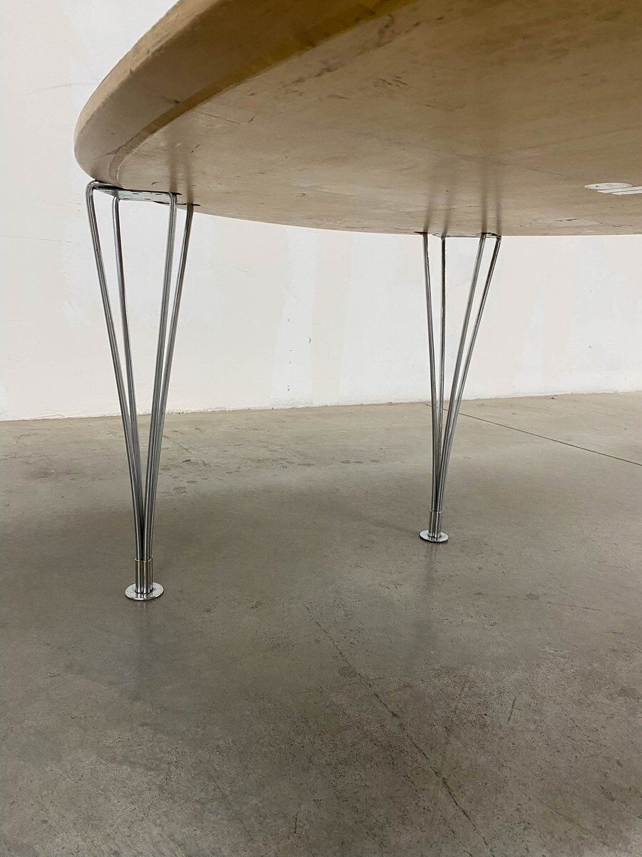 Superellipse table by Bruno Mathsson and Piet Hein for Fritz Hansen