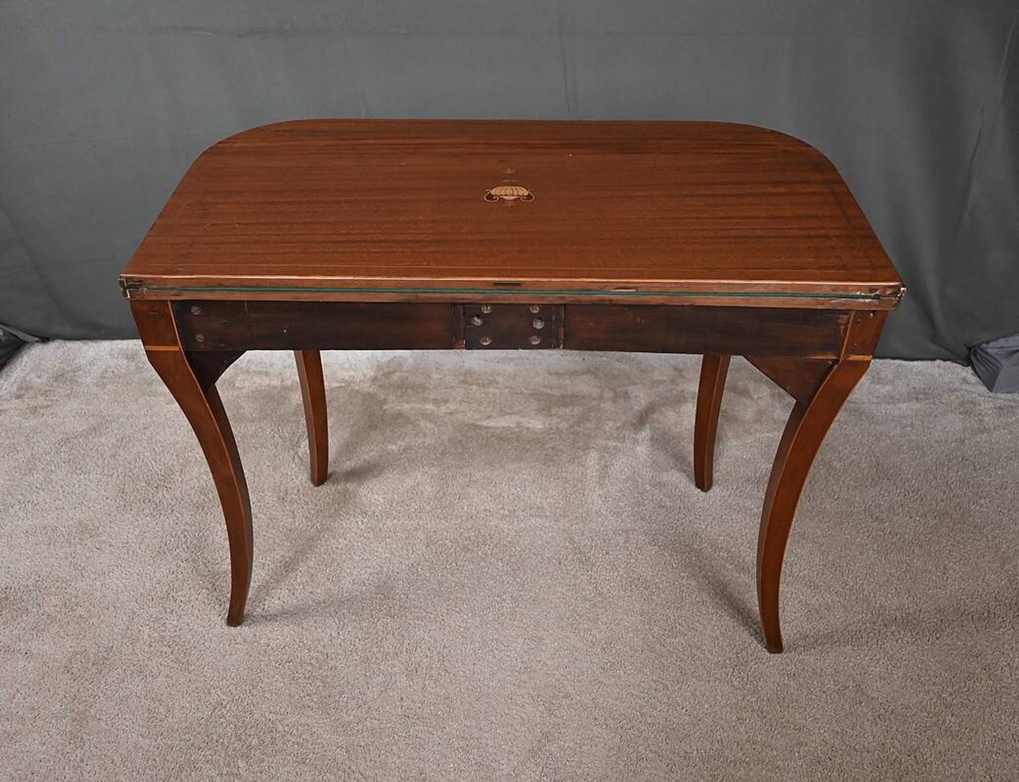 Mahogany Game Console Table – 1920