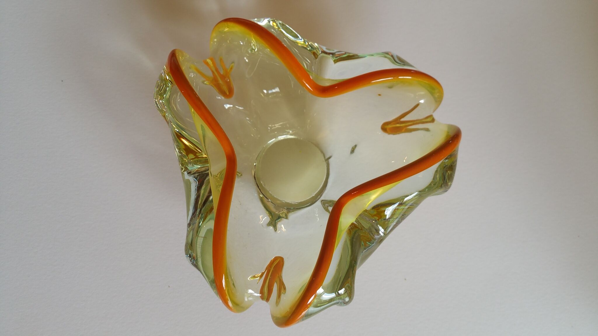 Murano two-tone ashtray