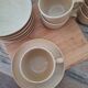 Vintage village stoneware mugs