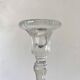 21 cm molded glass candle holder
