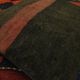 Handwoven Kilim Orange Brown Wool Cushion Cover 40x40cm