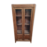 Art deco glass-glazed parisian wardrobe