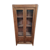 Art deco glass-glazed parisian wardrobe