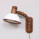Steinhauer set Oak wood Wall lamps 1970s