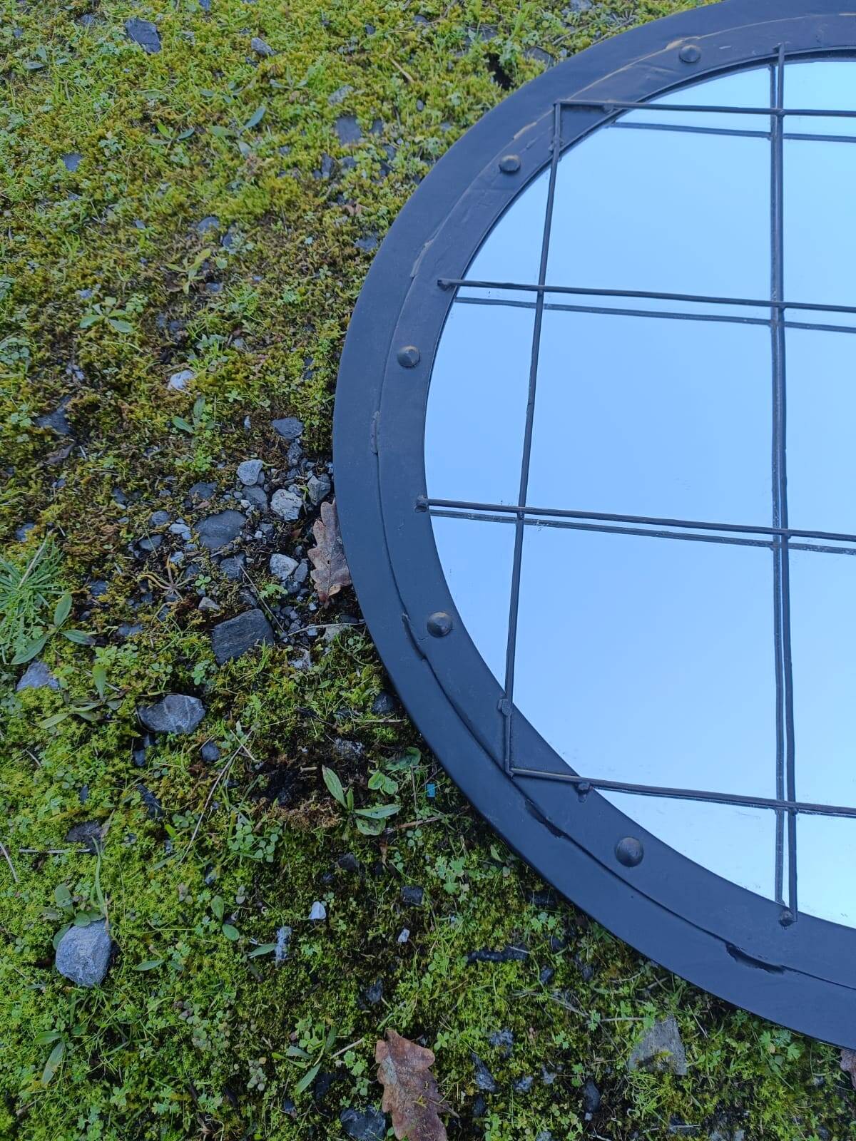 Miroir rond industriel