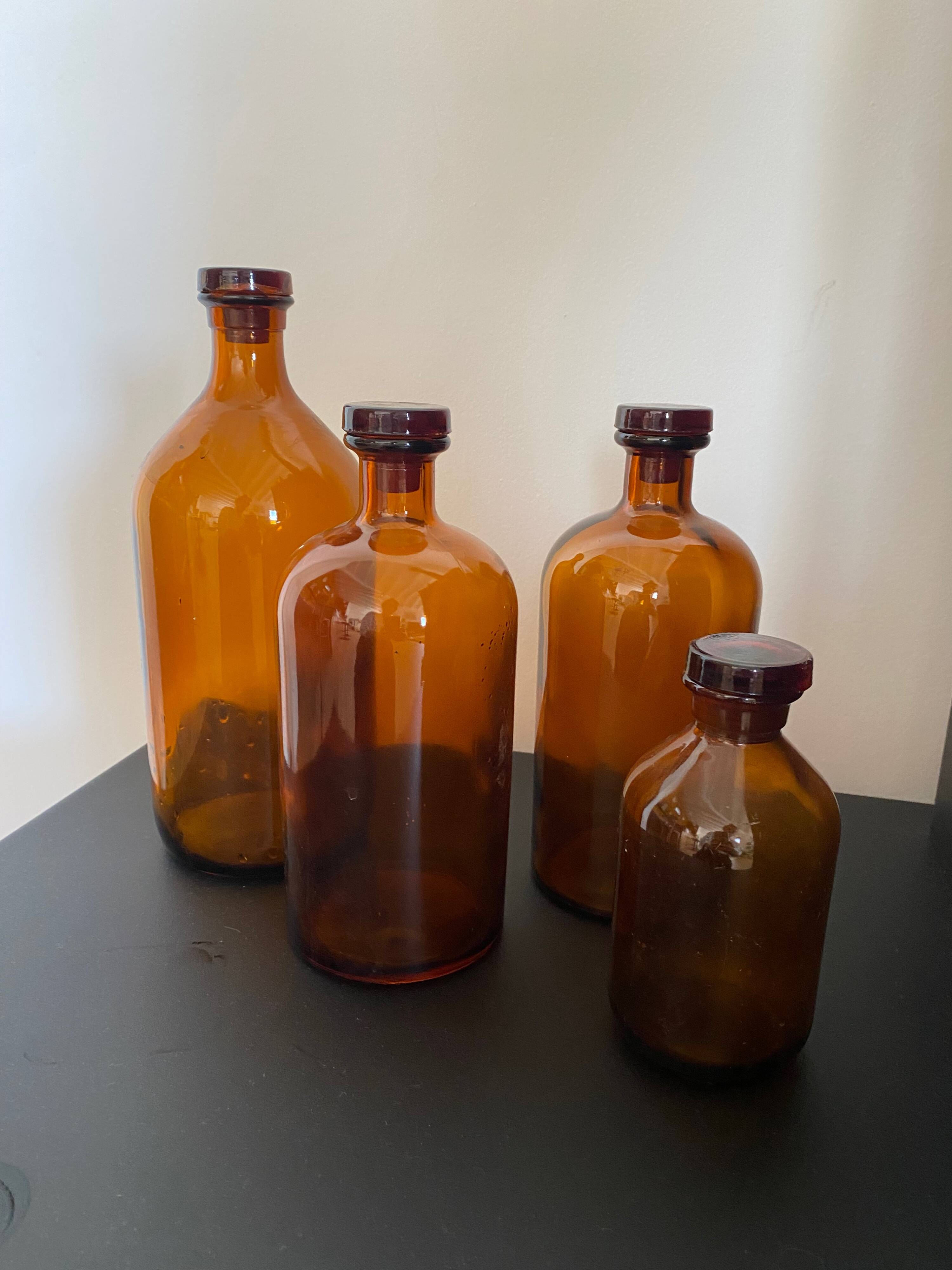 Lot of pharmacy jars