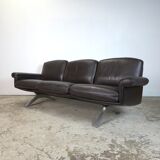 De Sede DS-31 vintage 1960s design leather 3-seater sofa