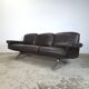 Vintage design leather 3-seater sofa De Sede DS-31 from the 1960s.