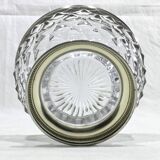 Henri Soufflot - Crystal and Silver Salad Bowl