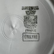Sarreguemines Digoin Evelyne soup plate