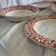 Deep plates and flower dish
