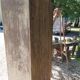 Renovated antique wooden wardrobe