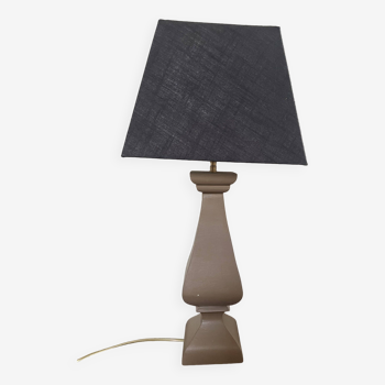 Lampe bois tourné