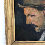 Portrait of a signed man