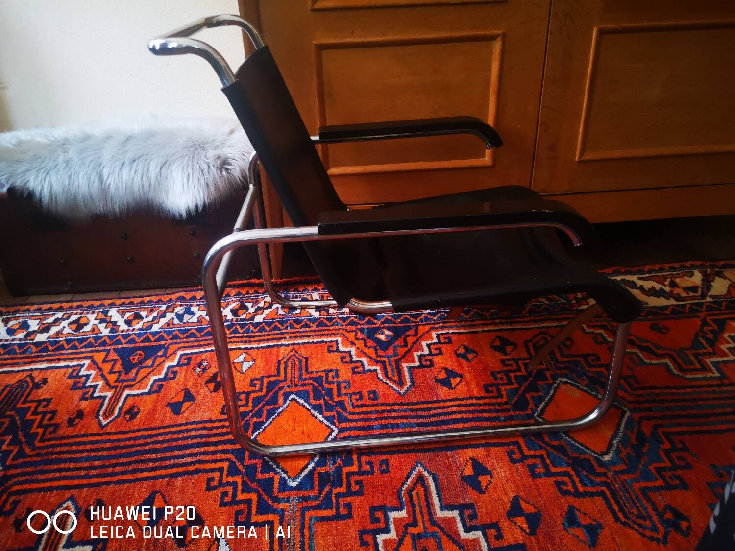 Modernist lounge chair by Marcel Breuer, Thonet edition, 1930s