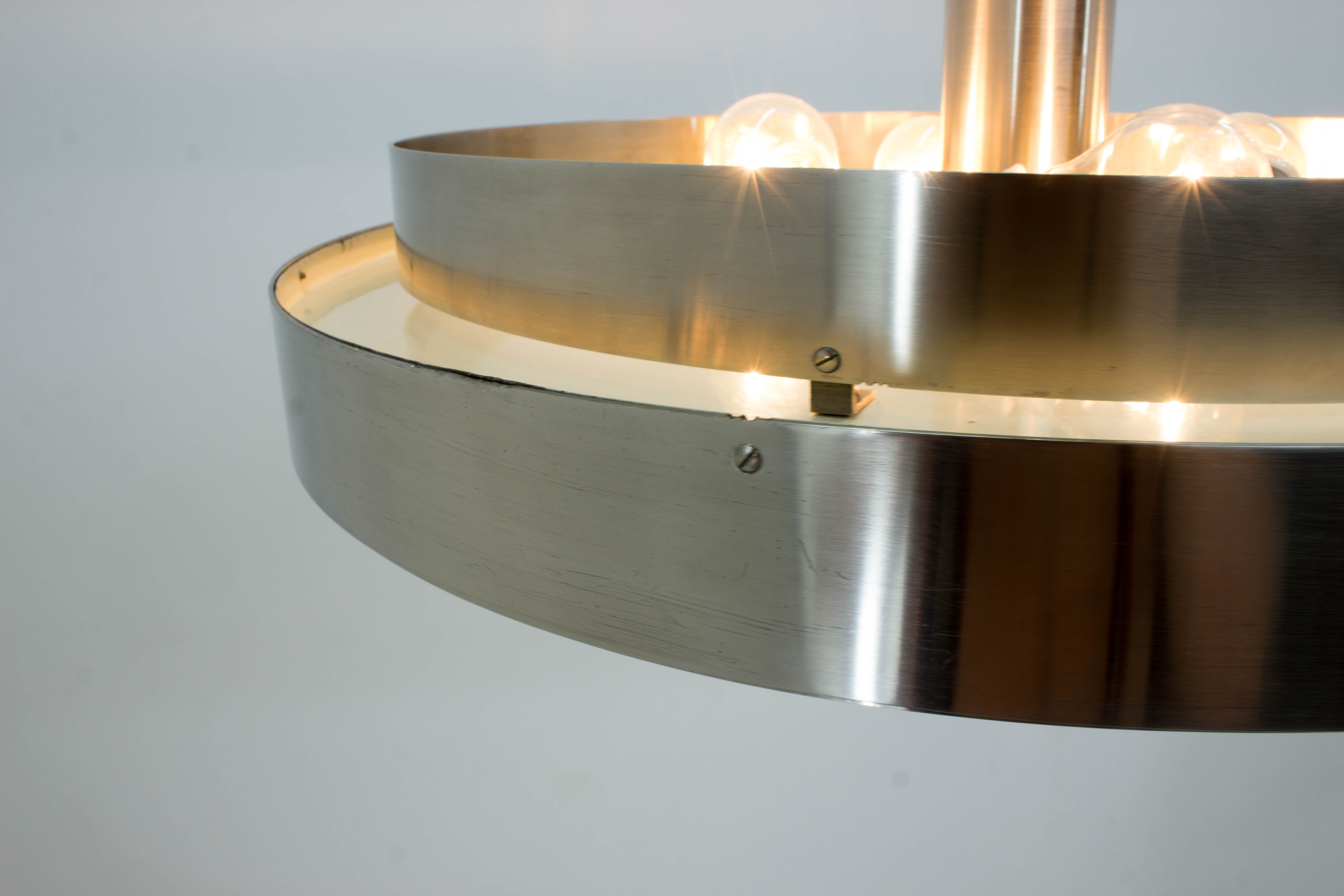 Ultra Rare Large Bauhaus Chandelier by Franta Anyz, 1930s