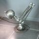 Jieldé lamp with 4 arms, clear matte varnish, vintage industrial.