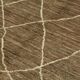 Handwoven Tribal One of a Kind 206 cm x 308 cm Brown Wool Carpet