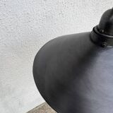 Industrial metal pendant light with mirror