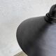 Industrial metal pendant light with mirror