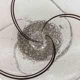 Italian mid-century Murano glass pendant lamp 1970s