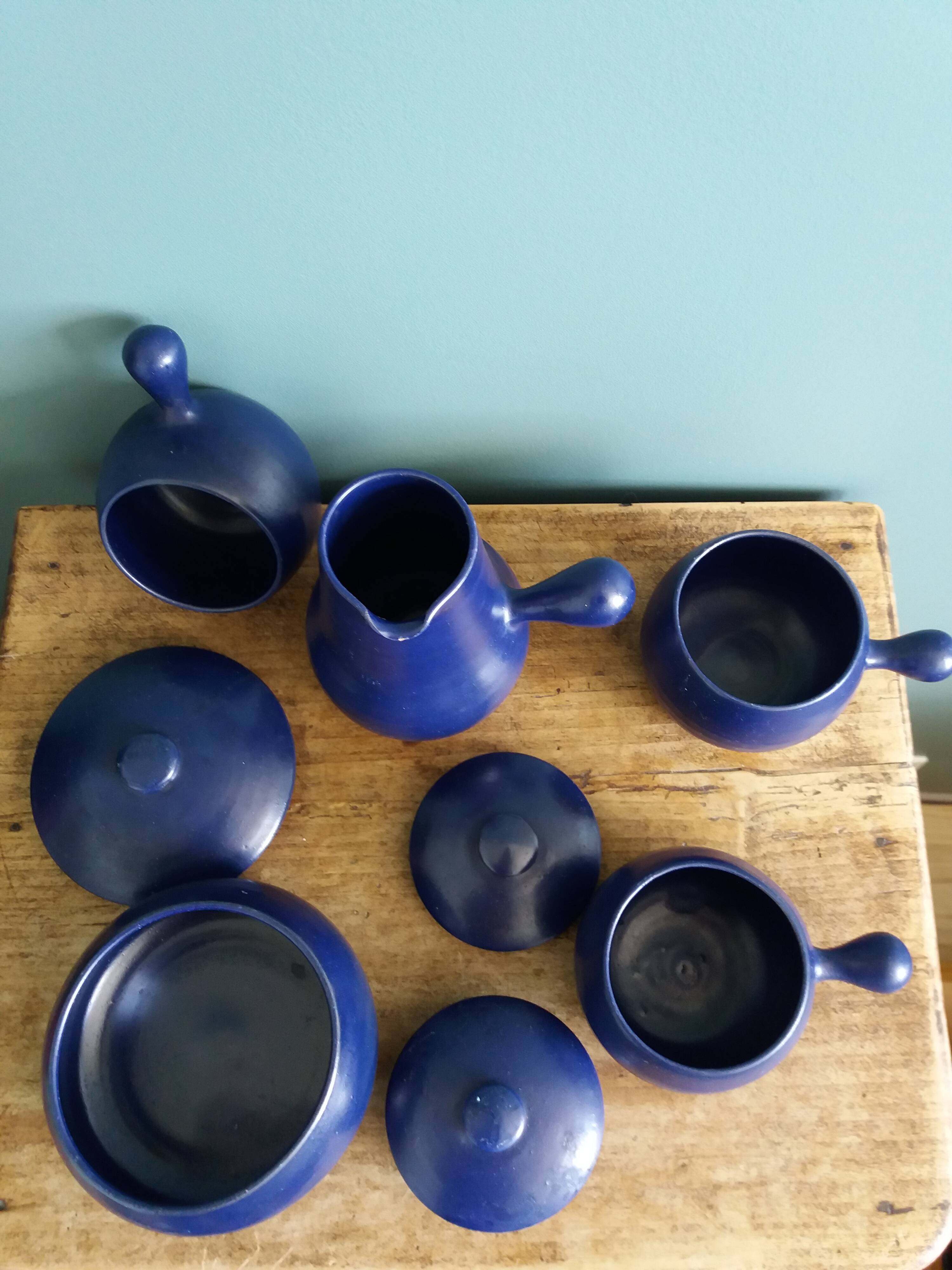 Service signed Charles Voltz Vallauris