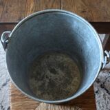 Charcoal bucket zinc garden