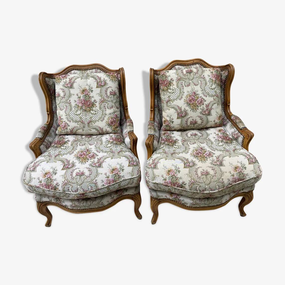 Pair of Louis XV armchairs