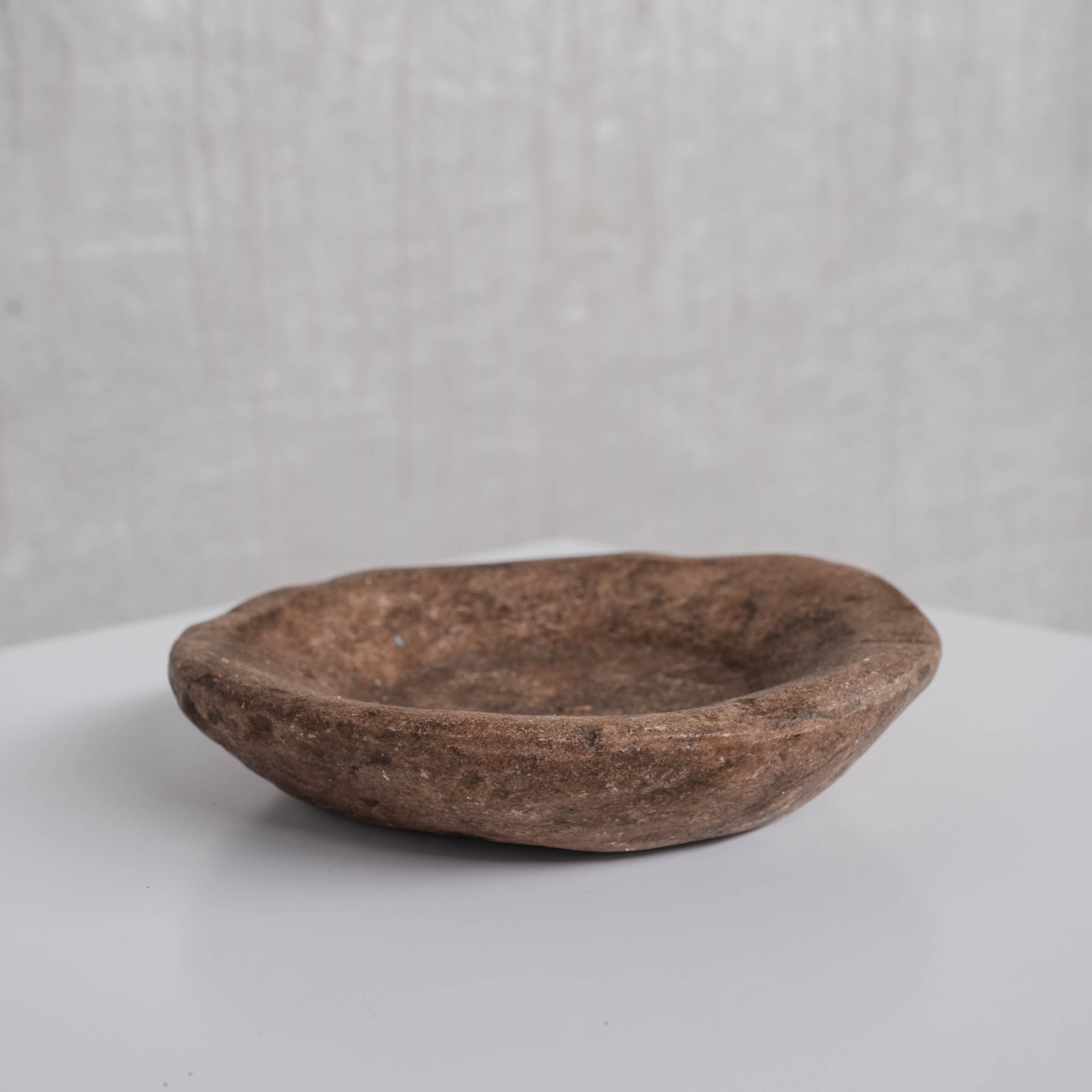 Nepalese marble or stone small primitive bowl