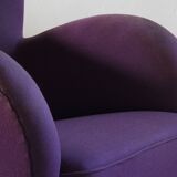 Vintage Danish 1930s club lounge chair, style of Fritz Hansen & Flemming Lassen