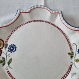 Beautiful vintage ceramic plate made in Spain, manufactured and