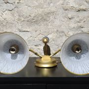 New double wall light (Le Porcellane Florence) Porcelain & Gold