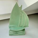 Sailboat Le Jan Louviere art deco figurine