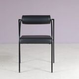 1980s “Tokio” dining table with six “Vienna” chairs by Rodney Kinsman for Bieffeplast, Italy