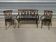 Salon Baumann, chaise bistrot, fauteuil et banc assortis