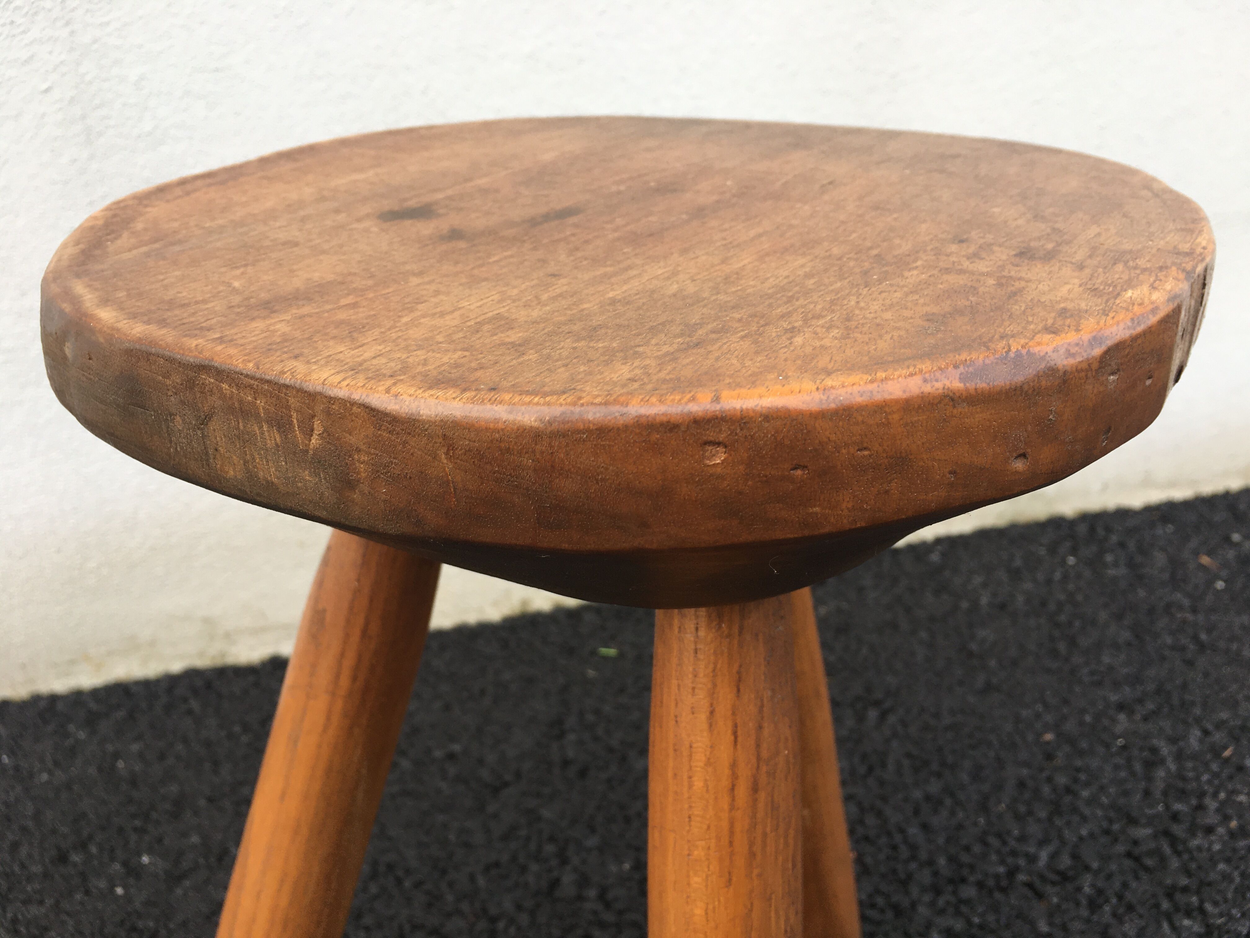 Brutalist tripod stool