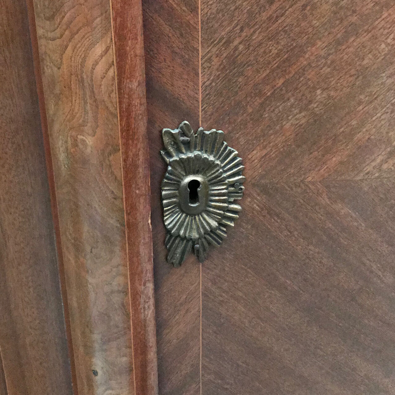 Bibliothèque de marqueterie style Empire