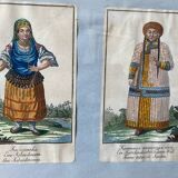 Pair Russian engravings XVIII