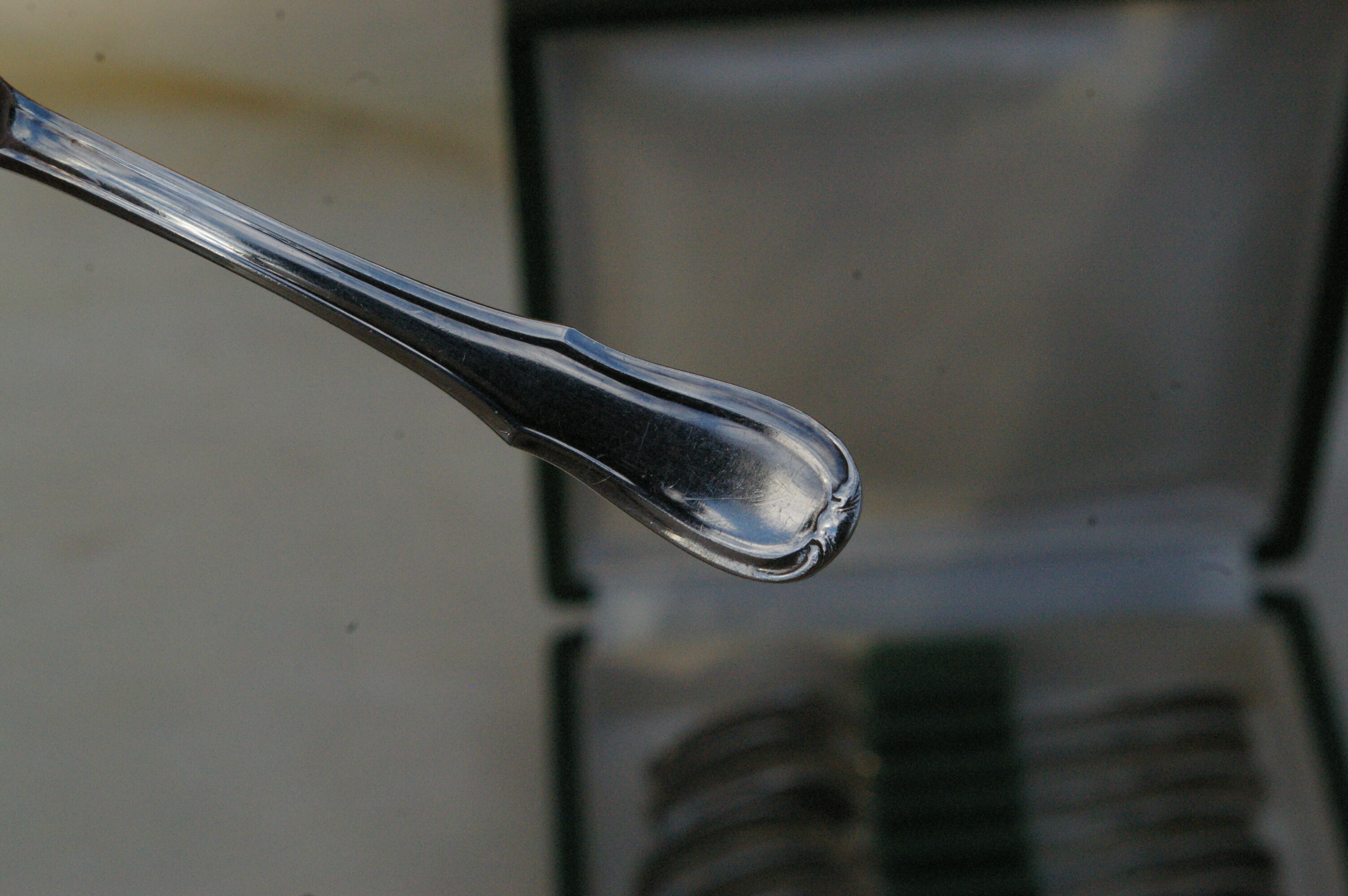 Set 12 Teaspoons Moka in silver metal - Model net staple