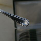 Set 12 Teaspoons Moka in silver metal - Model net staple