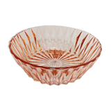 Pink glass bowl