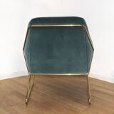 Pair of designer armchairs, Made