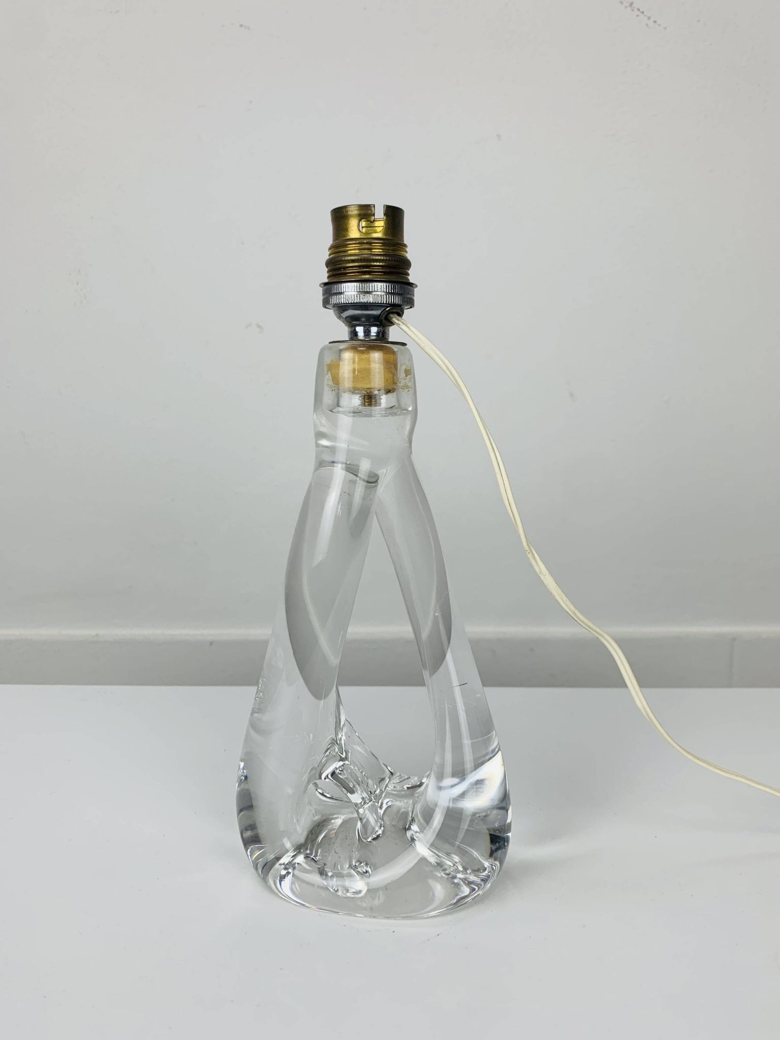Lampe cristal vintage années 60