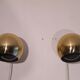 Pair of vintage brass wall lights